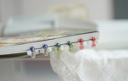 Colourful Summer Flower Handmade Stud Earrings