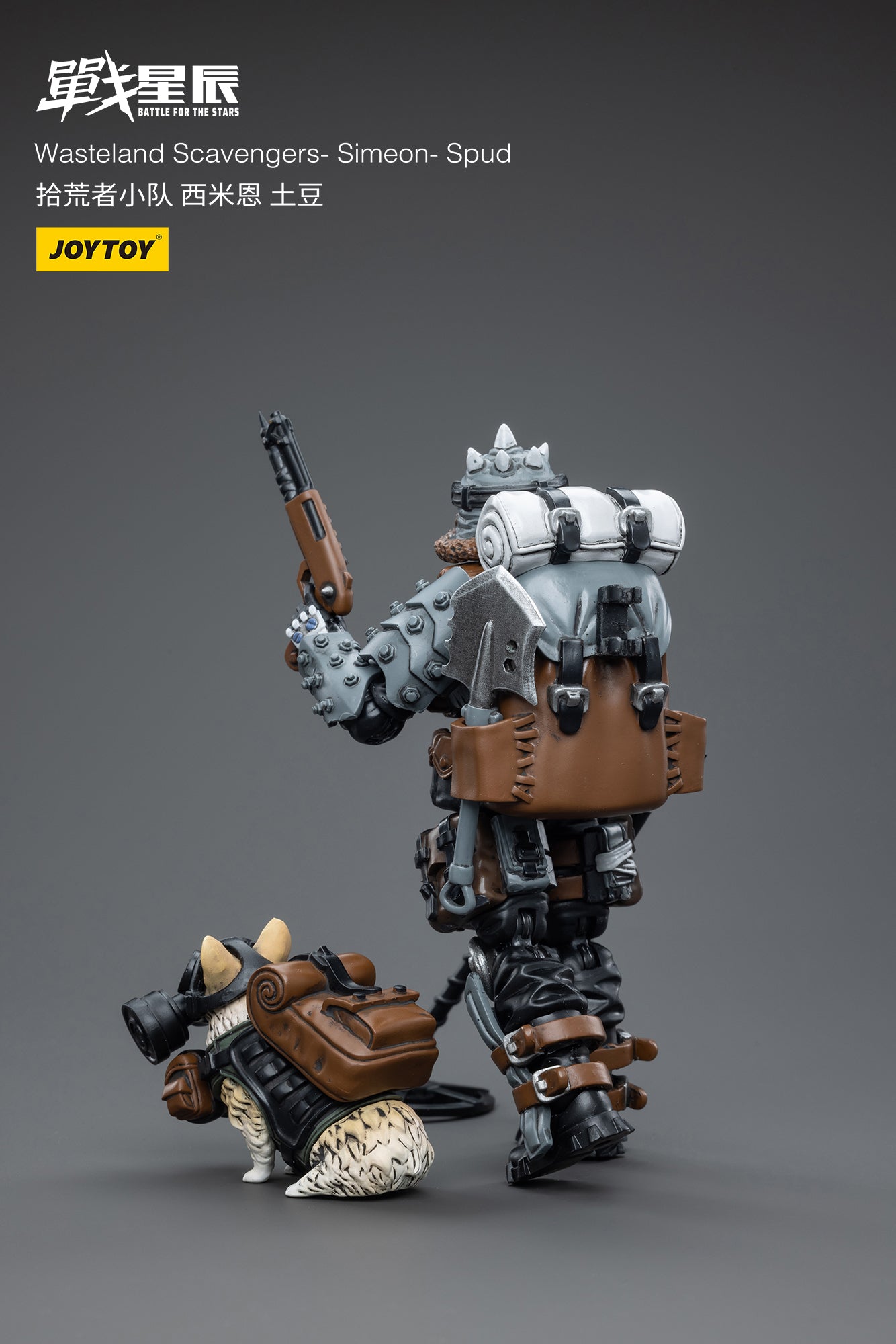 Joy Toy brings Battle for the stars Wasteland Scavengers 1/18 scale figures. JoyToy each figure includes interchangeable hands and weapon accessories and stands between 4" and 6" tall.