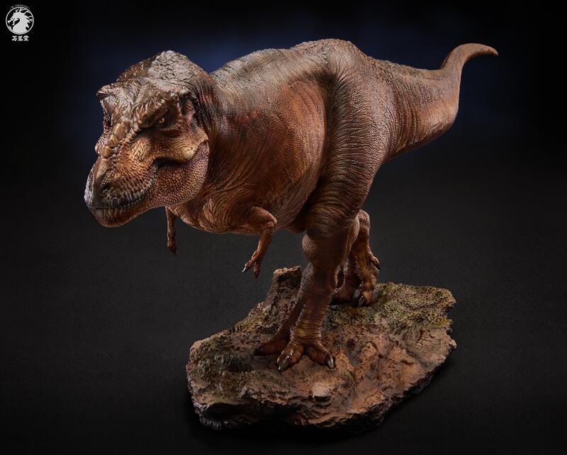 W-Dragon (Wan Long Tang) Tyrannosaurus Rex 1/35 Dinosaur Figure with Base from Jurassic World 2. 