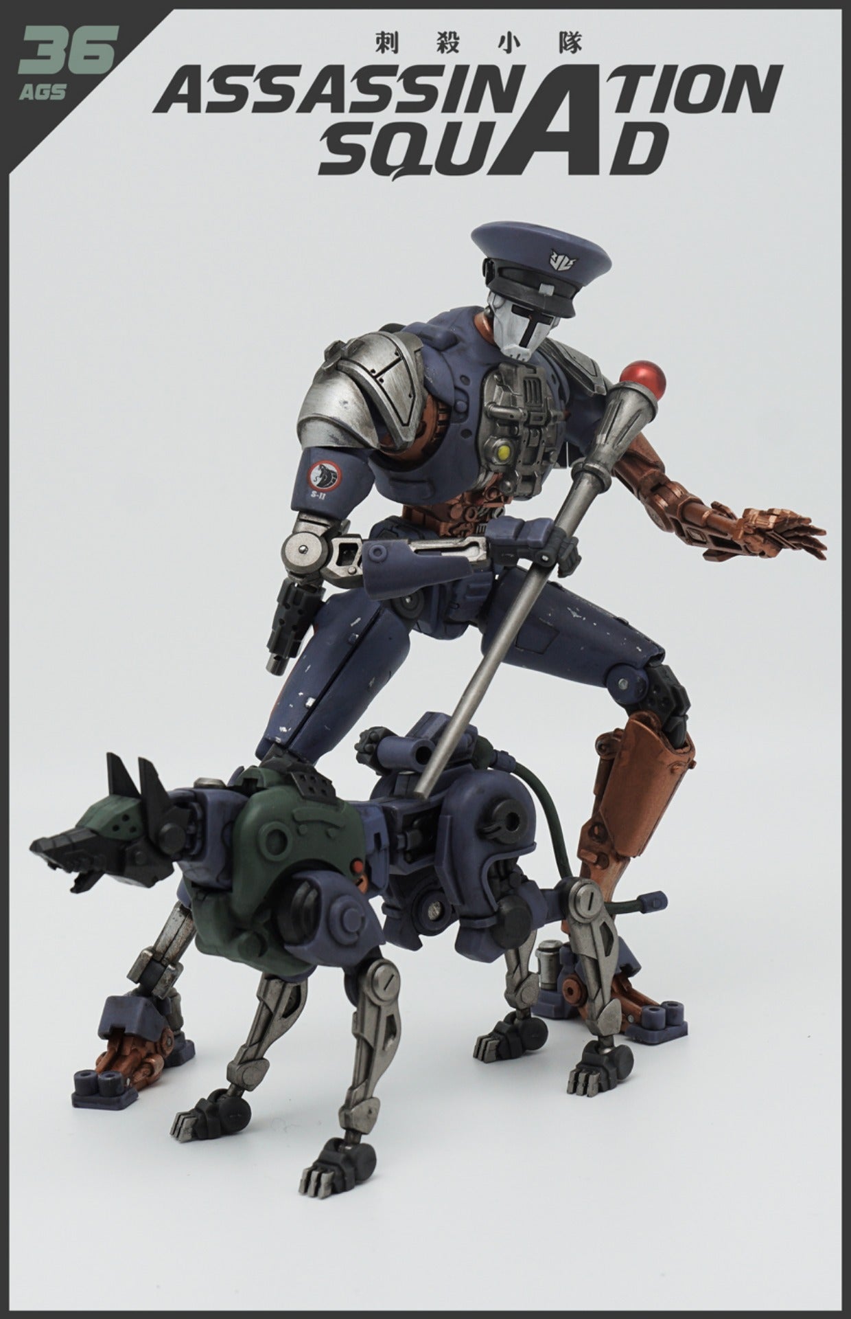 A new generation of 1/12 superalloy mecha by ToysComic! This Forging Soul AGS-36 Assassination Commander Youling comes armed with various weapons and accessories as well as a companion mecha dog.