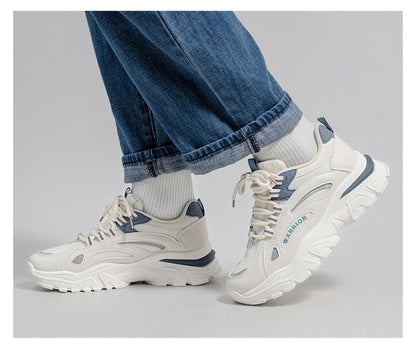 Women/Men Fashion Unisex White Platform Comfort Running Shoes