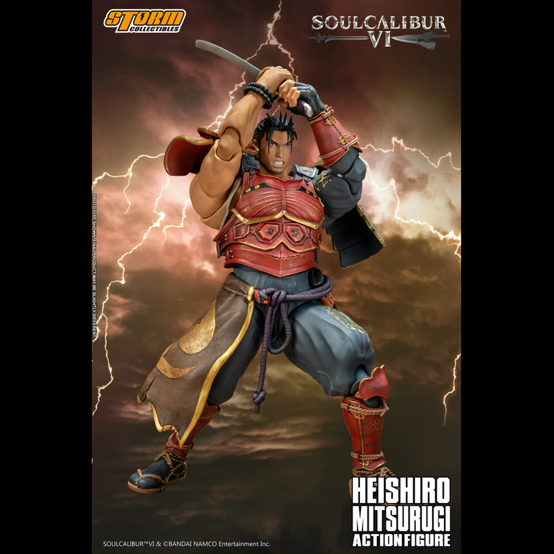 HEISHIRO MITSURUGI will be the first character to be released from Soulcalibur seires. Mitsurugi is the most iconic playable character that appears in every Soulcalibur game. He is a master swordsman turned wandering mercenary from Japan ever looking for the ultimate sword and a challenge, who is a rival of Taki and Algol and the enemy of Setsuka. Mitsurugi has only one goal in mind, is to seek out the strongest warrior and challenge them to a duel then become the strongest warrior in history. 