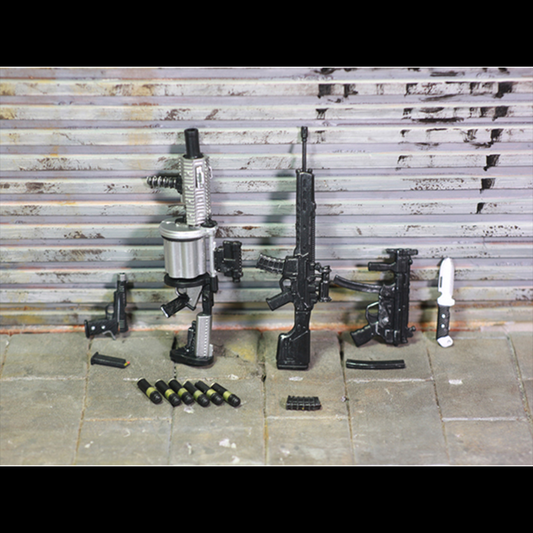 Unbranded 1/12 scale Weapon Gun Accessories Set B