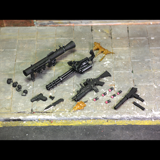 Unbranded 1/12 scale Weapon Gun Accessories Set A