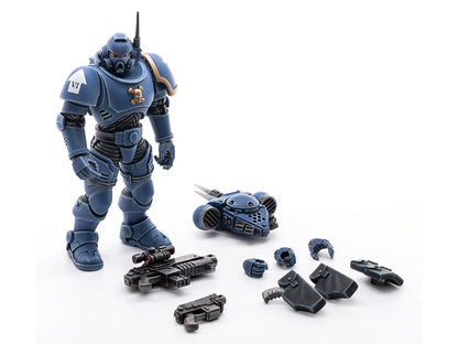 Joy Toy brings the Infiltrators to life with this set of Warhammer 40K Ultramarines Infiltrators. The Ultramarines are the most elite of the Space Marine Chapters in the Imperium of Man. Recreate the most important battles with this set of highly disciplined and courageous warriors.