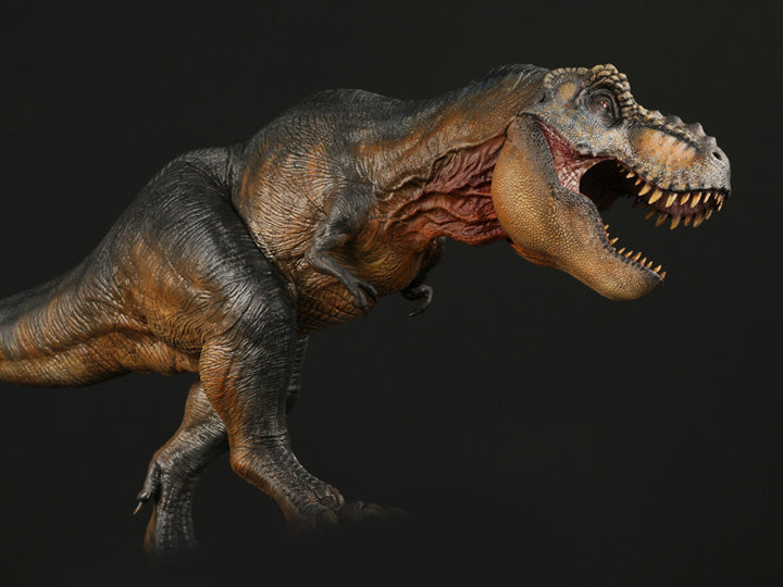 From Nanmu Studio, the Jurassic Series Tyrannosaurus Rex The Blackrock Tyrant is a must have for any dinosaur enthusiast. This realistically sculpted Tyrannosaurus Rex is in 1/35 scale and features an exquisite painted finish.