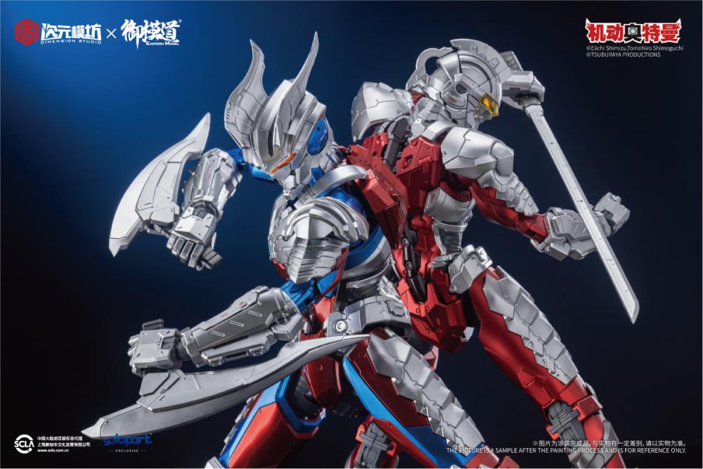 From Dimension Studio and Eastern Model comes a great Ultraman Zero 1/6 Scale model kit! This kit comes with great accessories!