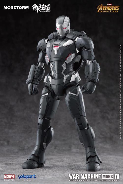 From the global blockbuster Avengers: Infinity War film comes a new model kit of the armed-to-the-teeth War Machine! This impressive model kit features a deep variety of option to customize War Machine with and in high detail as well. Recreate your favorite scenes from the show or envision your own action packed moments with this model kit! Order yours today!