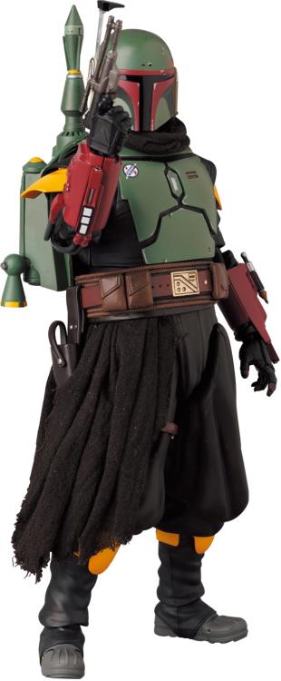 Boba Fett once again joins the MAFEX line. This time from his appearance from The Mandalorian! Boba features premium detail and articulation and includes several weapons and accessories for a wide variety of display options.