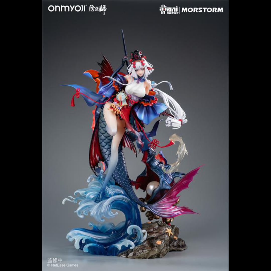 From the mobile game, Onmyoji comes a 1/4th scale figure of the character Senhime. Standing nearly 20 inches, this figure will make a statement in any collection!