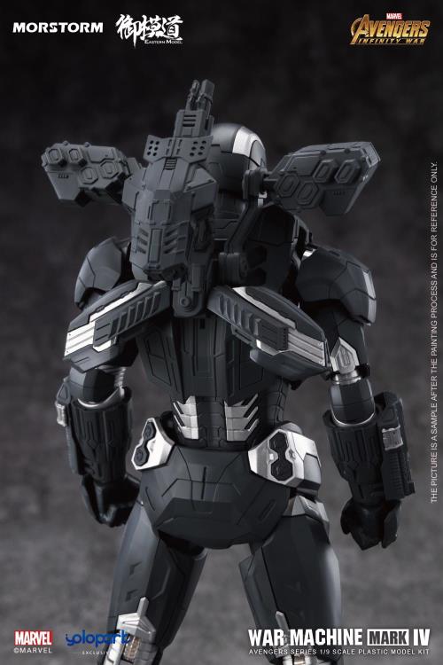 From the global blockbuster Avengers: Infinity War film comes a new model kit of the armed-to-the-teeth War Machine! This impressive model kit features a deep variety of option to customize War Machine with and in high detail as well. Recreate your favorite scenes from the show or envision your own action packed moments with this model kit! Order yours today!