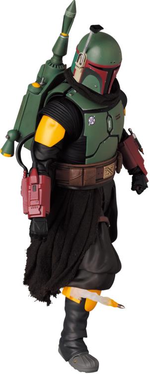 Boba Fett once again joins the MAFEX line. This time from his appearance from The Mandalorian! Boba features premium detail and articulation and includes several weapons and accessories for a wide variety of display options.