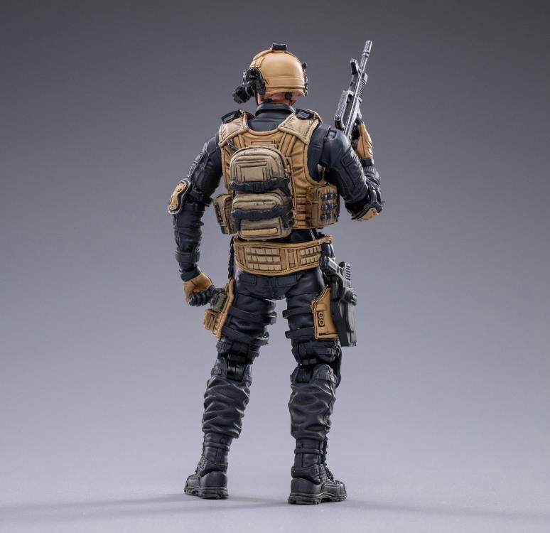 Joy Toy set of Police Sniper, Assault, and Automatic Rifleman figures is incredibly detailed in 1/18 scale. JoyToy, each figure is highly articulated and includes weapon accessories as well as several pieces of removable gear.