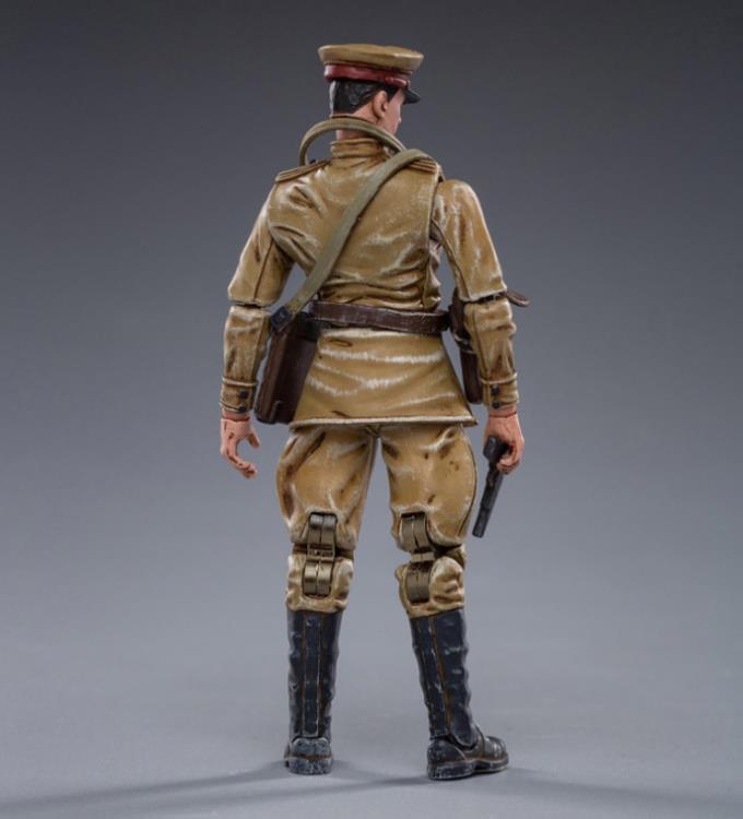 From Joy Toy, this WWII Soviet Officer figure is incredibly detailed in 1/18 scale. JoyToy figure is highly articulated and includes weapon accessories as well as several pieces of removable gear.