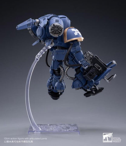 Joy Toy brings the Inceptros to life with this set of Warhammer 40K Ultramarines Primaris Inceptors box of 3 figures. The Ultramarines are the most elite of the Space Marine Chapters in the Imperium of Man. Recreate the most important battles with this set of highly disciplined and courageous warriors.