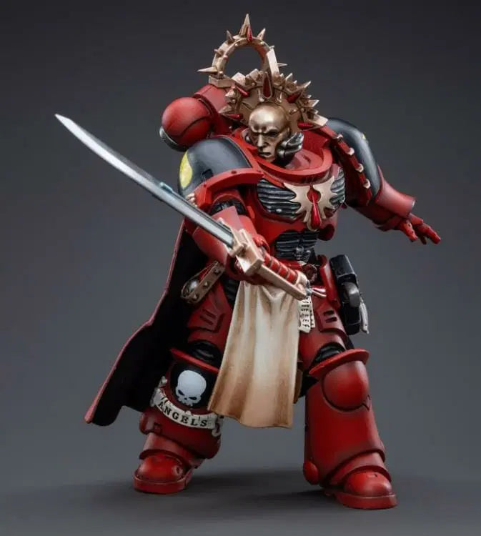 Joy Toy Blood Angels from Warhammer 40k to life with this new series of 1/18 scale figures. JoyToy Blood Angels Veteran Vigna is ready for a fight with his sword in hand. JoyToy, each figure includes interchangeable hands and weapon accessories and stands between 4″ and 6″ tall.