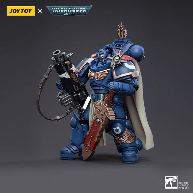 The most elite of the Space Marine Chapters in the Imperium of Man, Joy Toy brings the Ultramarines from Warhammer 40k to life with this new series of 1/18 scale figures. Each JoyToy figure includes interchangeable hands and weapon accessories and stands between 4″ and 6″ tall.