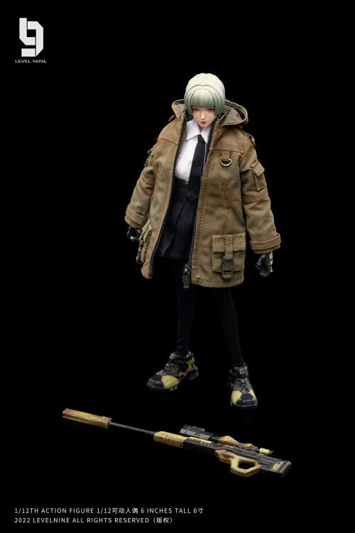 Joy Toy comes a new action figure series in 1/12 scale: Frontline Chaos! Dressed in real cloth and stylish clothing, JoyToy Rin is ready for battle with her trusty sniper rifle. Order yours today !