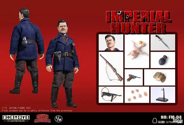 Bobtoys brings us the forth bomb of the MOVIE MUSEUM SERIES 1/12 Action Figure Imperial Hunter FM-04!