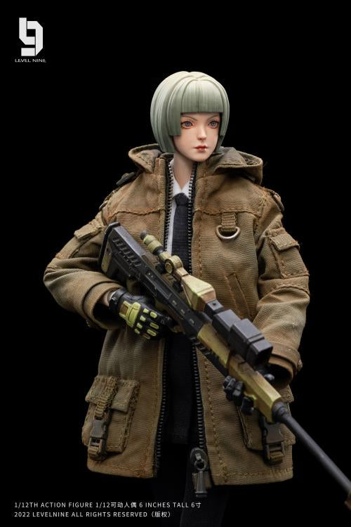 Joy Toy comes a new action figure series in 1/12 scale: Frontline Chaos! Dressed in real cloth and stylish clothing, JoyToy Rin is ready for battle with her trusty sniper rifle. Order yours today !