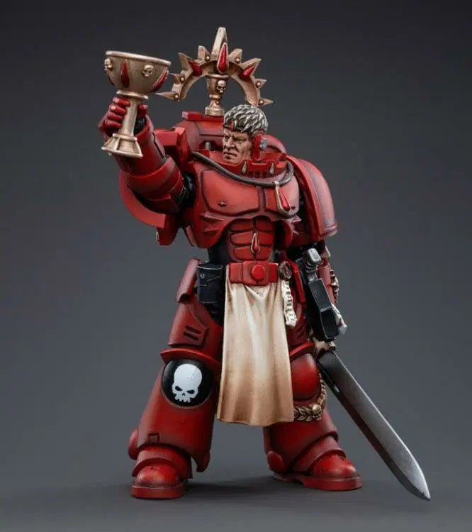 Joy Toy Blood Angels from Warhammer 40k to life with this new series of 1/18 scale figures. JoyToy Blood Angels Veteran Vigna is ready for a fight with his sword in hand. JoyToy, each figure includes interchangeable hands and weapon accessories and stands between 4″ and 6″ tall.