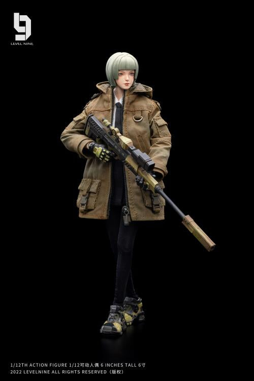 Joy Toy comes a new action figure series in 1/12 scale: Frontline Chaos! Dressed in real cloth and stylish clothing, JoyToy Rin is ready for battle with her trusty sniper rifle. Order yours today !