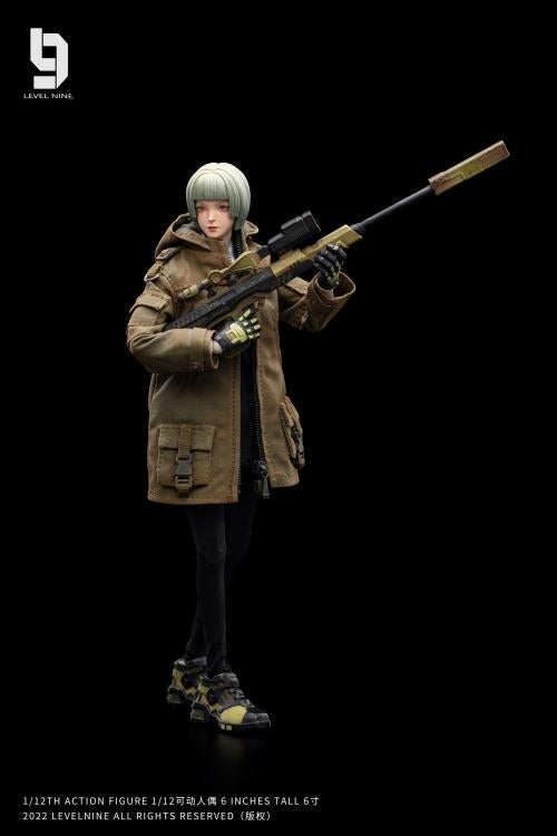 Joy Toy comes a new action figure series in 1/12 scale: Frontline Chaos! Dressed in real cloth and stylish clothing, JoyToy Rin is ready for battle with her trusty sniper rifle. Order yours today !