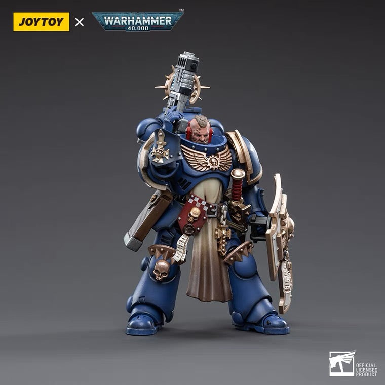 The most elite of the Space Marine Chapters in the Imperium of Man, Joy Toy brings the Ultramarines from Warhammer 40k to life with this new series of 1/18 scale figures. JoyToy, each figure includes interchangeable hands and weapon accessories and stands between 4″ and 6″ tall.