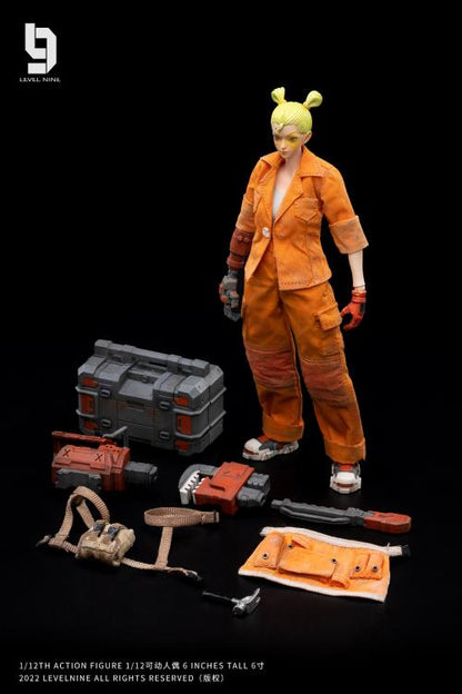 From Joy Toy comes a new action figure series in 1/12 scale: Frontline Chaos! Dressed in real cloth and stylish clothing, Lie is ready for battle with her trusty wrench and toolbox. Order yours today!