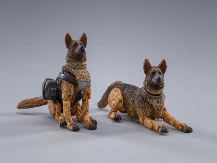 Joy Toy military dog figure is incredibly detailed in the 1/18 scale. JoyToy, each figure is highly articulated and includes accessories.