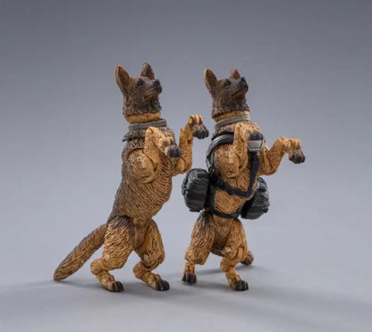 Joy Toy military dog figure is incredibly detailed in the 1/18 scale. JoyToy, each figure is highly articulated and includes accessories.