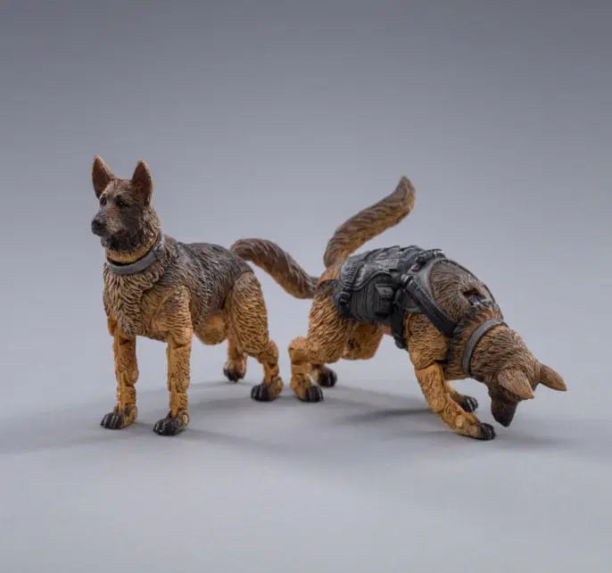 Joy Toy military dog figure is incredibly detailed in the 1/18 scale. JoyToy, each figure is highly articulated and includes accessories.