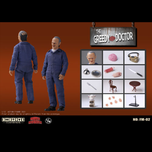 Bobtoys brings us the second bomb of the MOVIE MUSEUM SERIES The Greedy Doctor 1/12 Action Figure FM-01! 