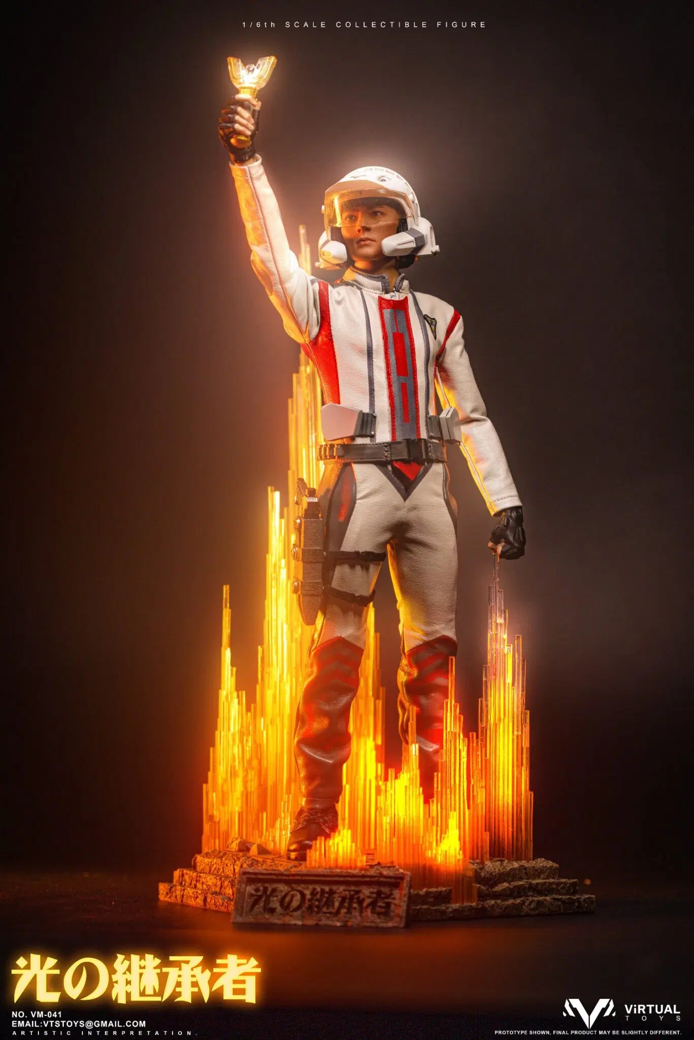 VTSTOYS team brings you Successor of Light Collector's Version/Edition 1/6 Scale Tiga Daigo in Ultraman VM-041DX